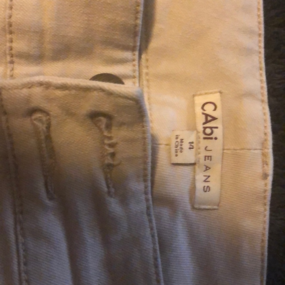 CAbi jeans size 14 kaki color